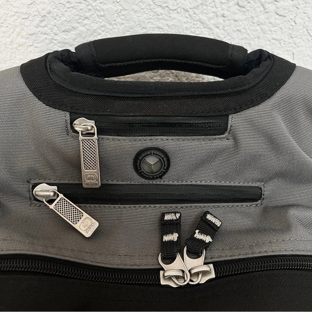 OGIO grey black laptop backpack